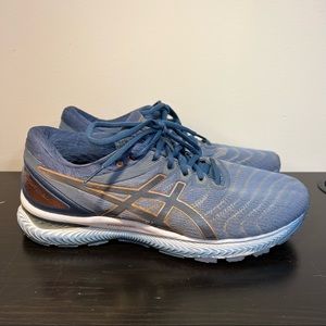 ASICS GEL-Nimbus 22 Glacier Blue Mens Running Shoes Size 9